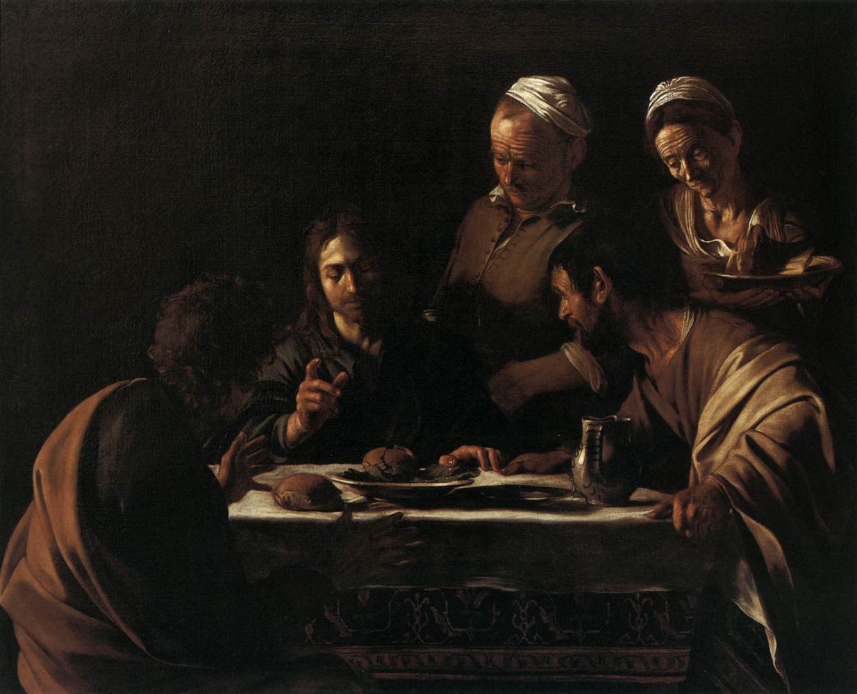 Supper at Emmaus by CARAVAGGIO