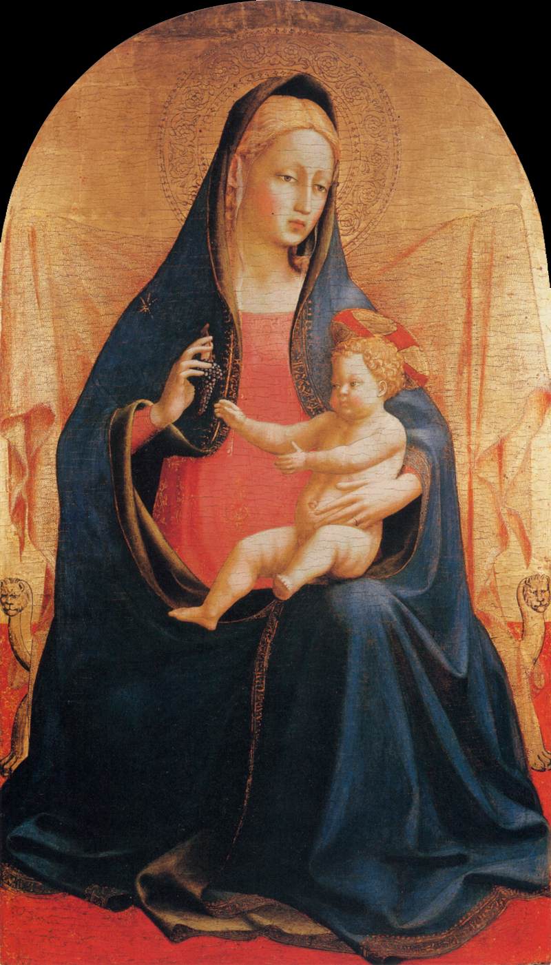 Madonna and Child of the Grapes by ANGELICO, Fra