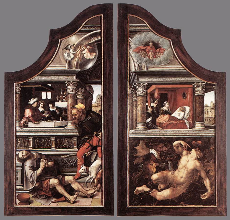 Triptych of Virtue of Patience (closed) by ORLEY, Bernaert van