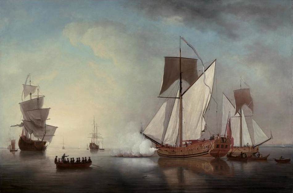 Departure from England of Francis, Duke of Lorraine, 1731 by