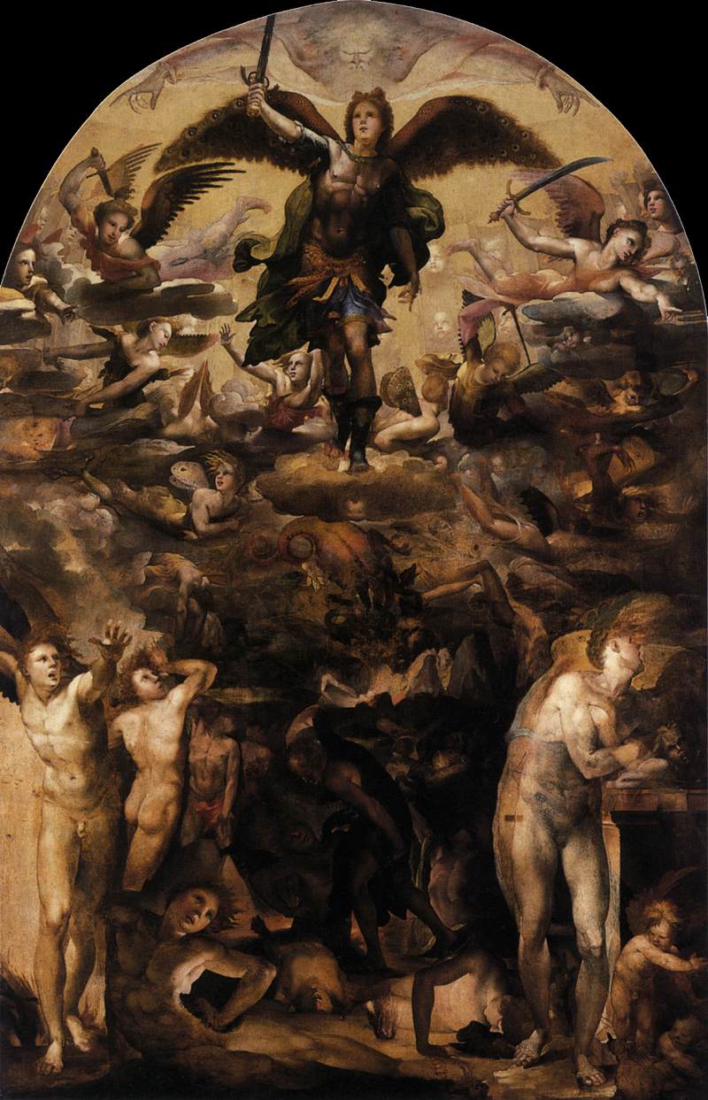 Fall of the Rebel Angels by BECCAFUMI, Domenico