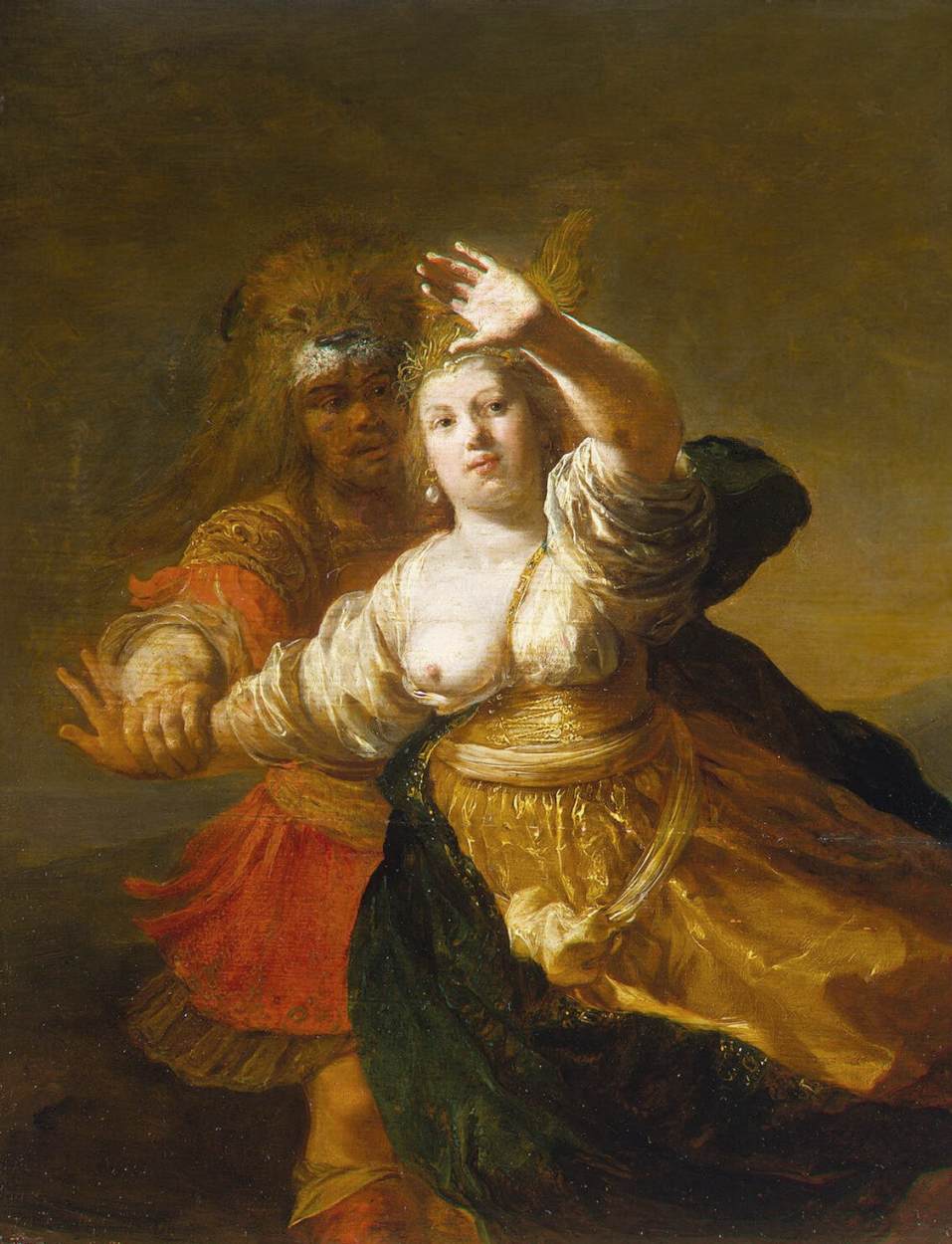 Hercules Obtaining the Girdle of Hyppolita by KNÜPFER, Nicolaus