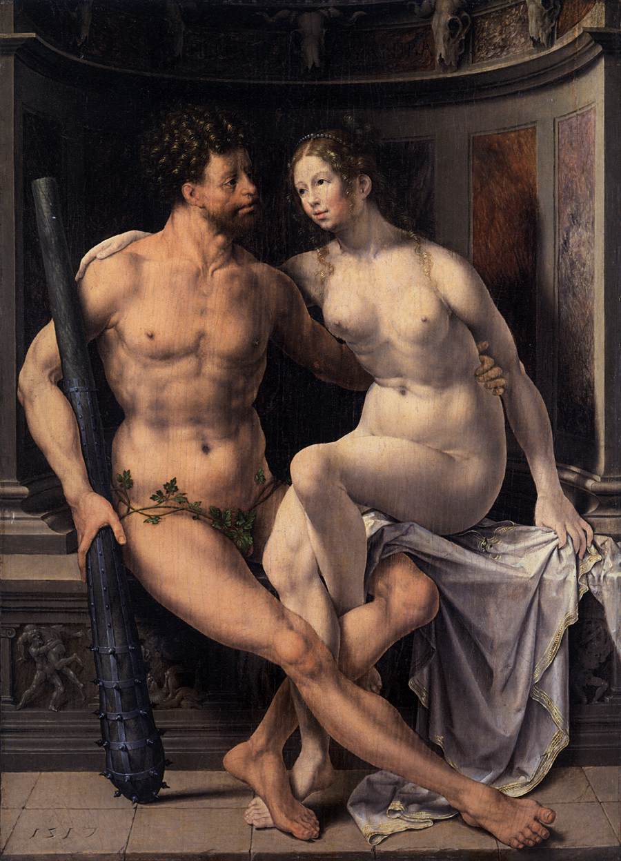 Hercules and Deianira by GOSSART, Jan