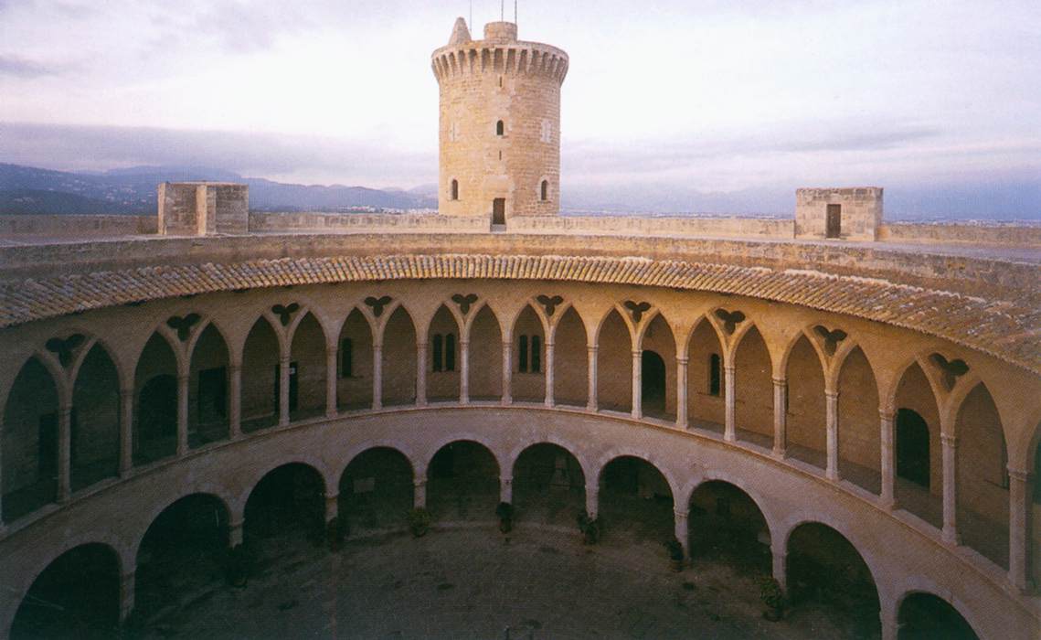 View of the courtyard by