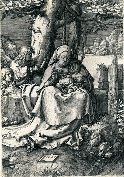 Virgin and Child by LEYDEN, Lucas van