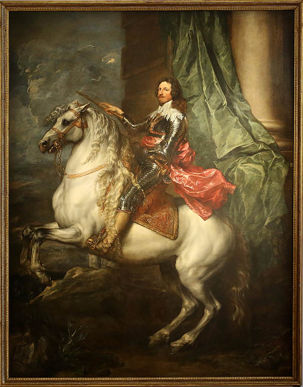 Equestrian portrait of Thomas Francis of Savoy, Prince of Carignano by