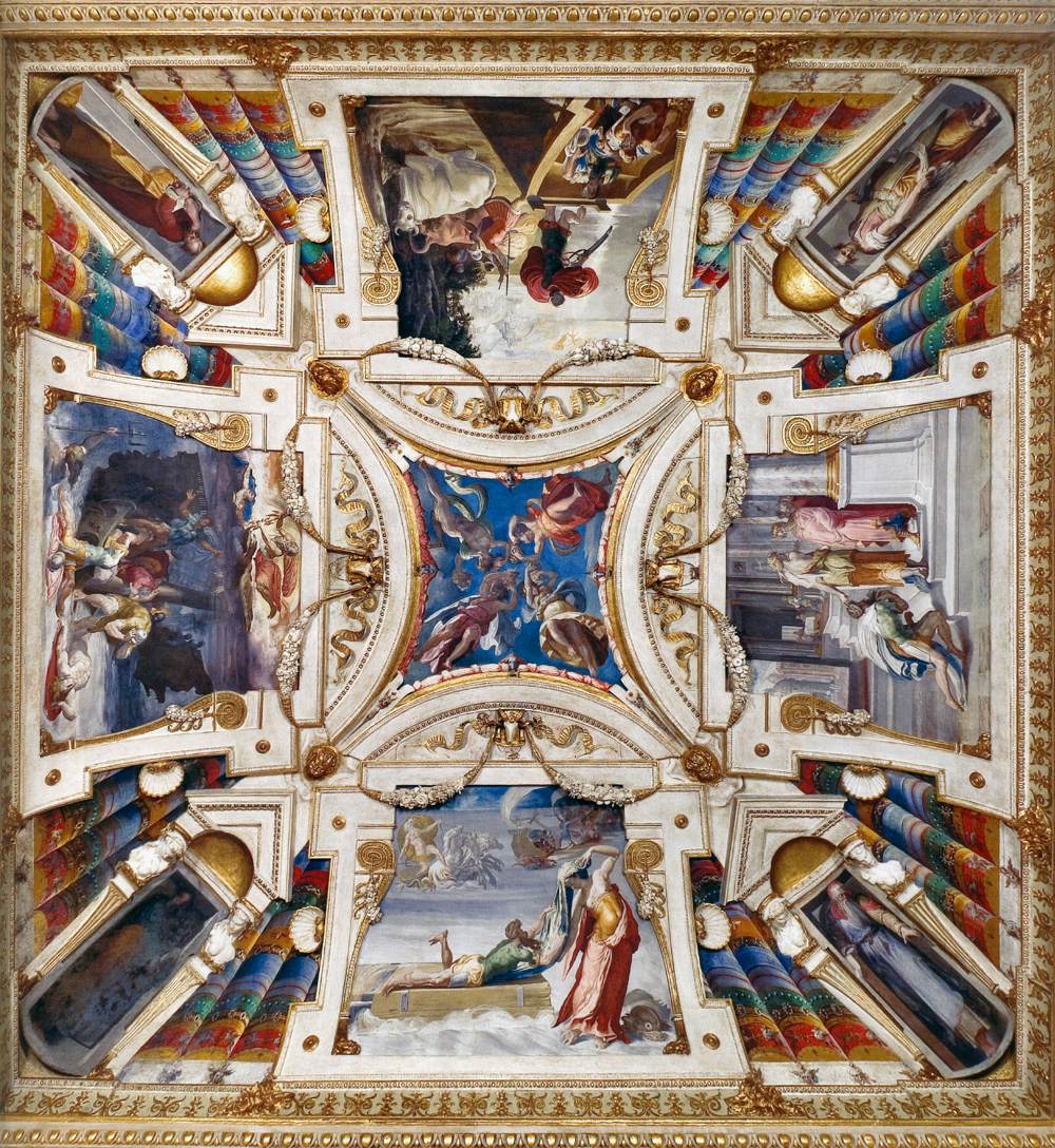 View of the ceiling vault by TIBALDI, Pellegrino