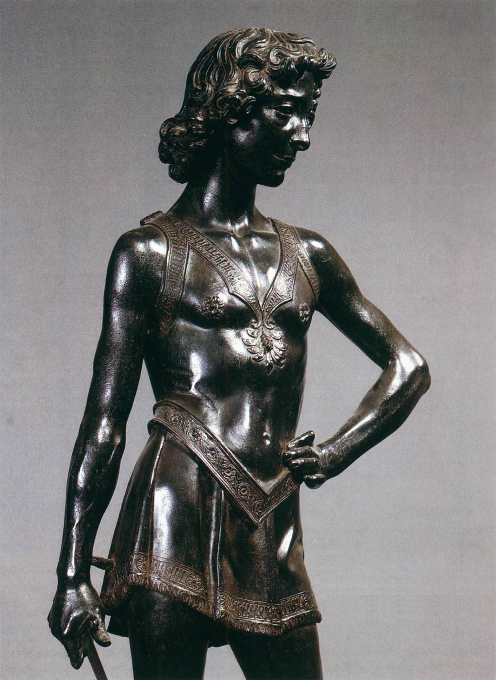 The Young David (detail) by VERROCCHIO, Andrea del