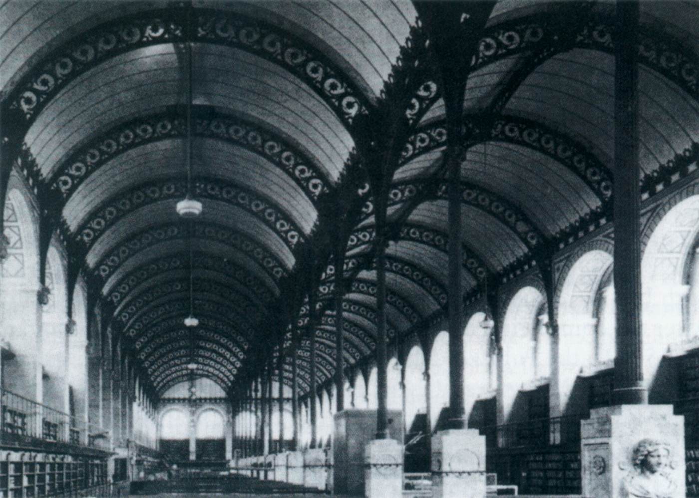 Interior view by LABROUSTE, Henri