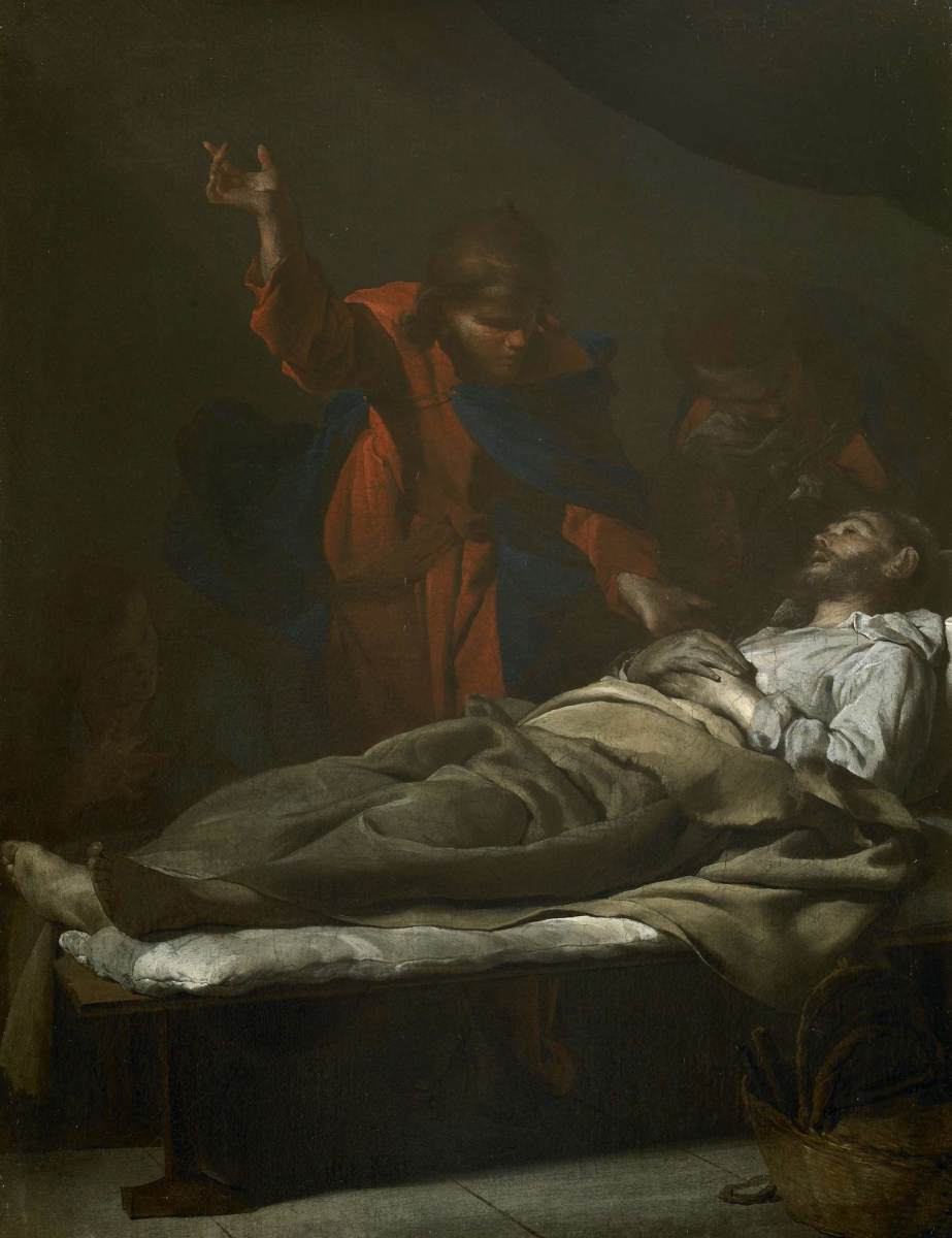 The Death of St Joseph by CAVALLINO, Bernardo