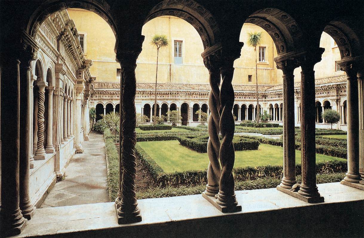 Cloister gallery by VASSALLETTO, Pietro