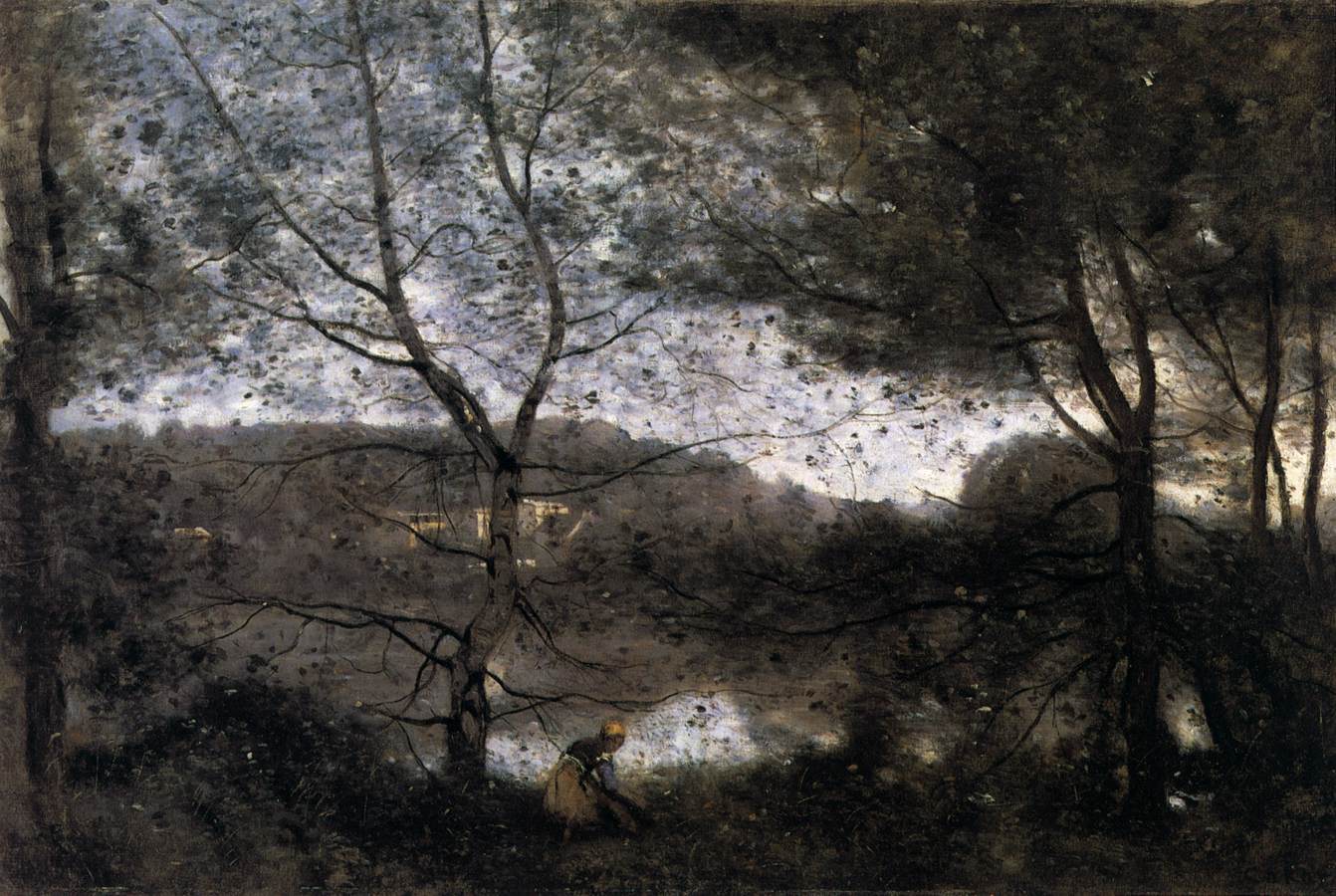 Ville-d'Avray by COROT, Jean-Baptiste Camille