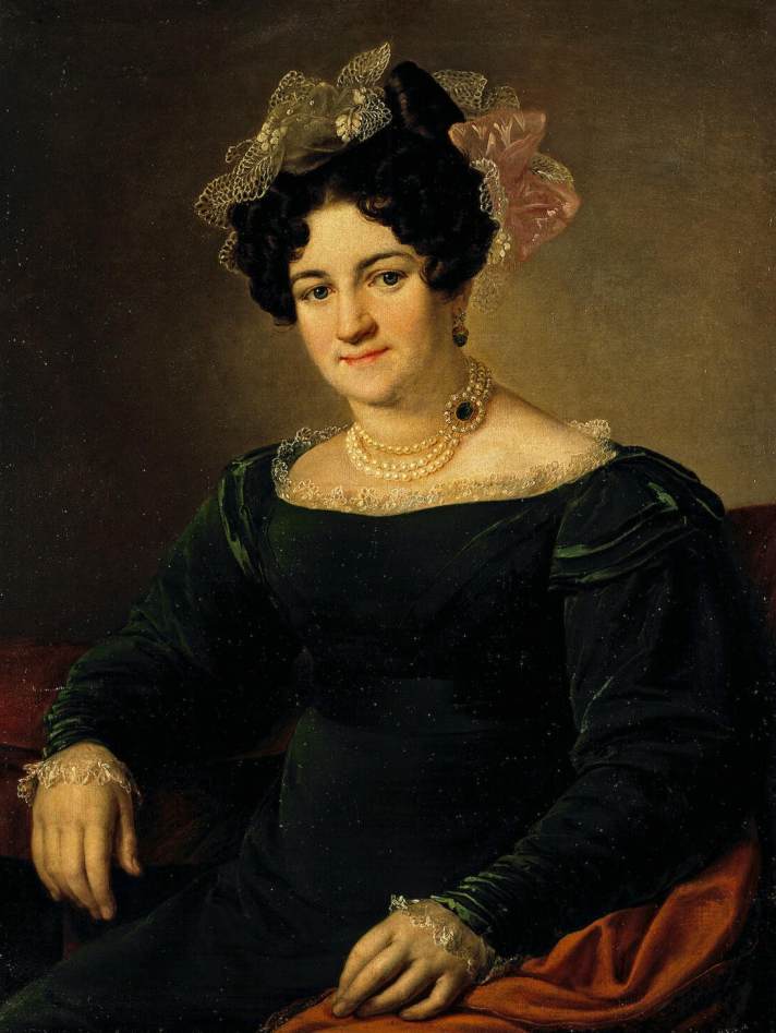 Portrait of P.I. Sapoznikova by