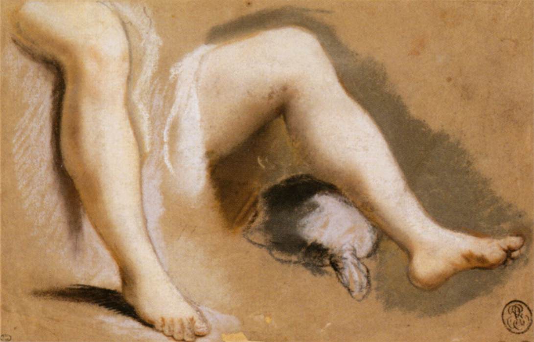 Study for the Legs of Campaspe by VLEUGHELS, Nicolas