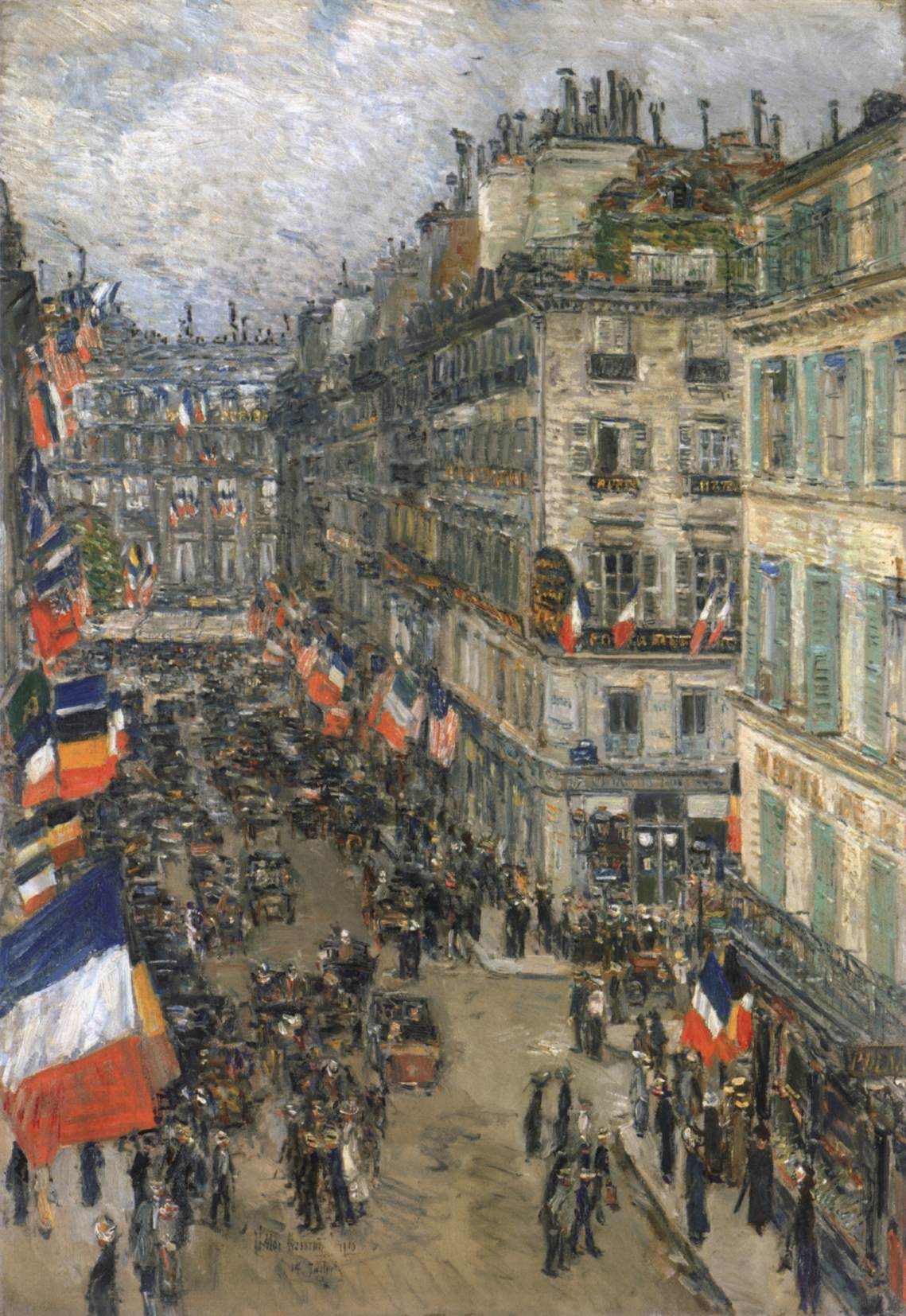 The 14th July, Rue Daunou by