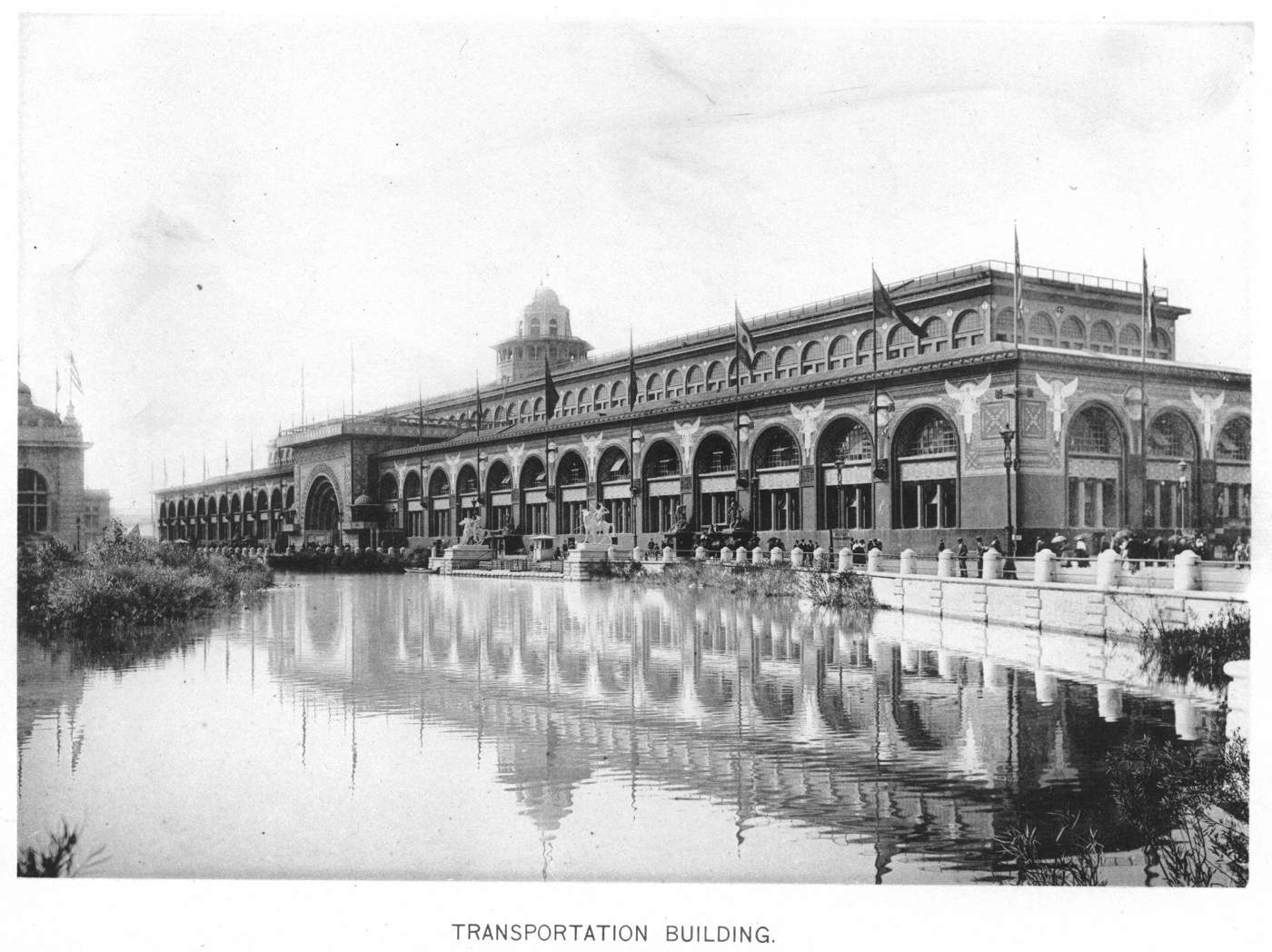 World's Columbian Exposition: Transportation Building by