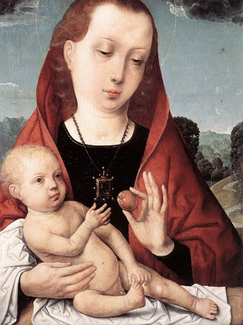 Virgin and Child before a Landscape by