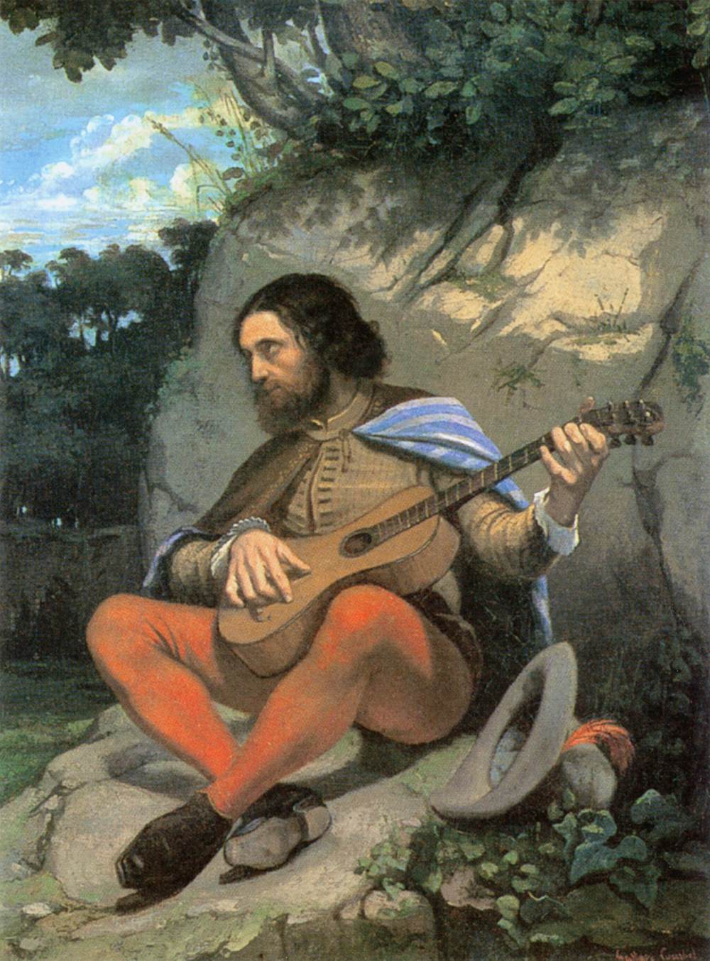 Young Man in a Landscape (The Guitarrero) by