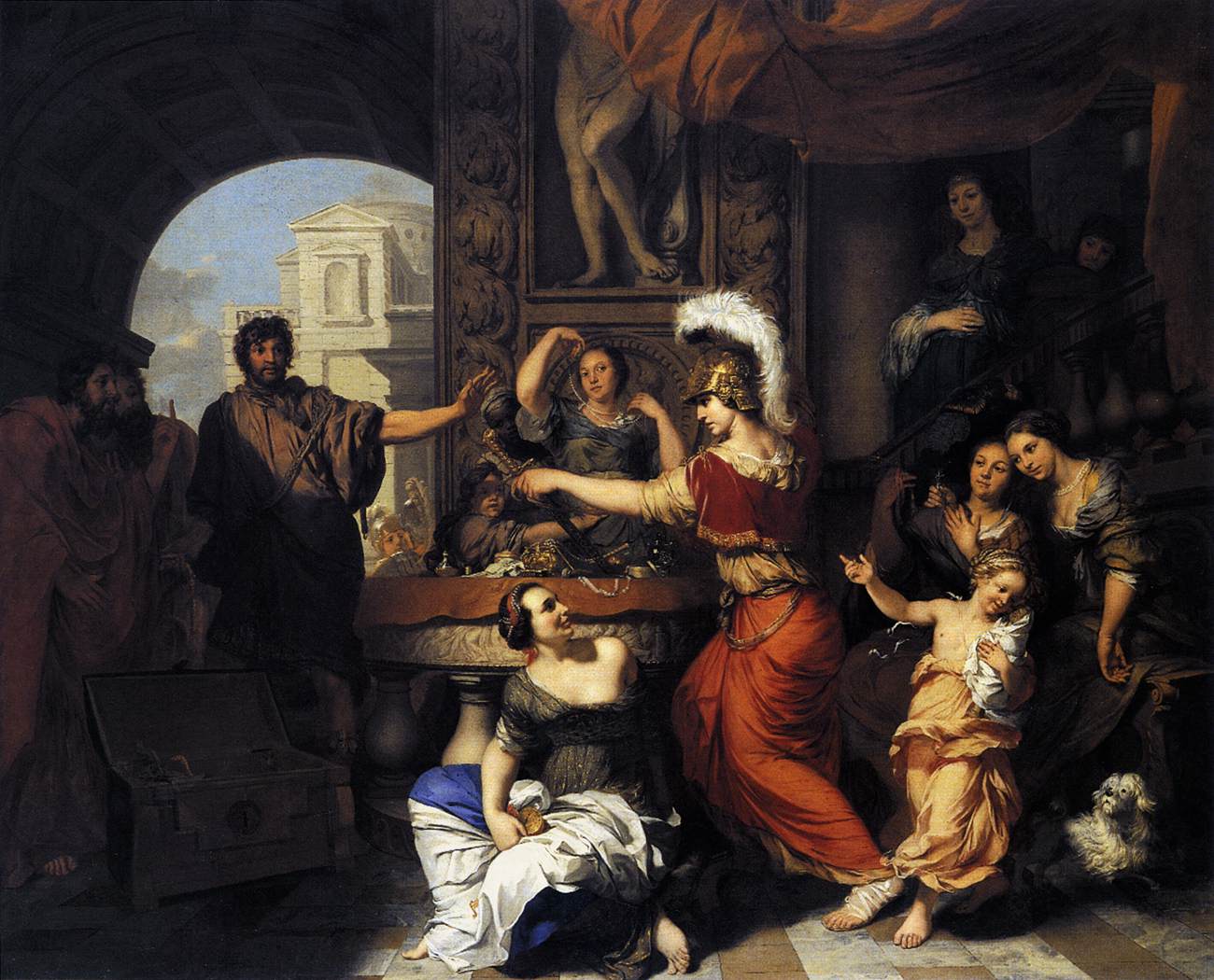 Achilles Discovered among the Daughters of Lycomedes by LAIRESSE, Gérard de