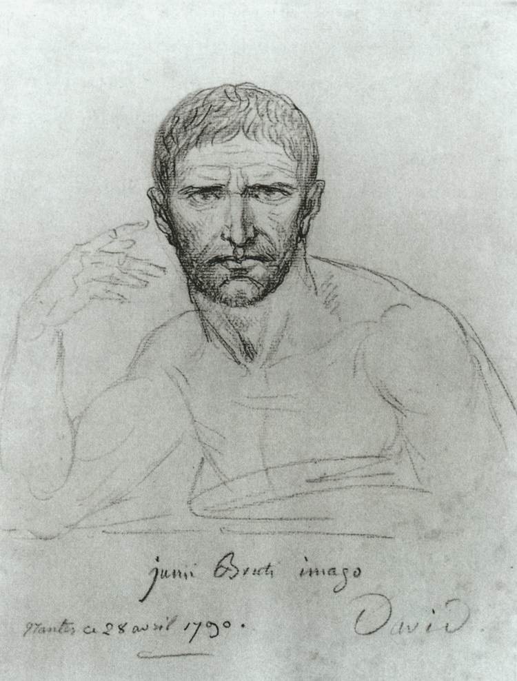 Brutus by DAVID, Jacques-Louis