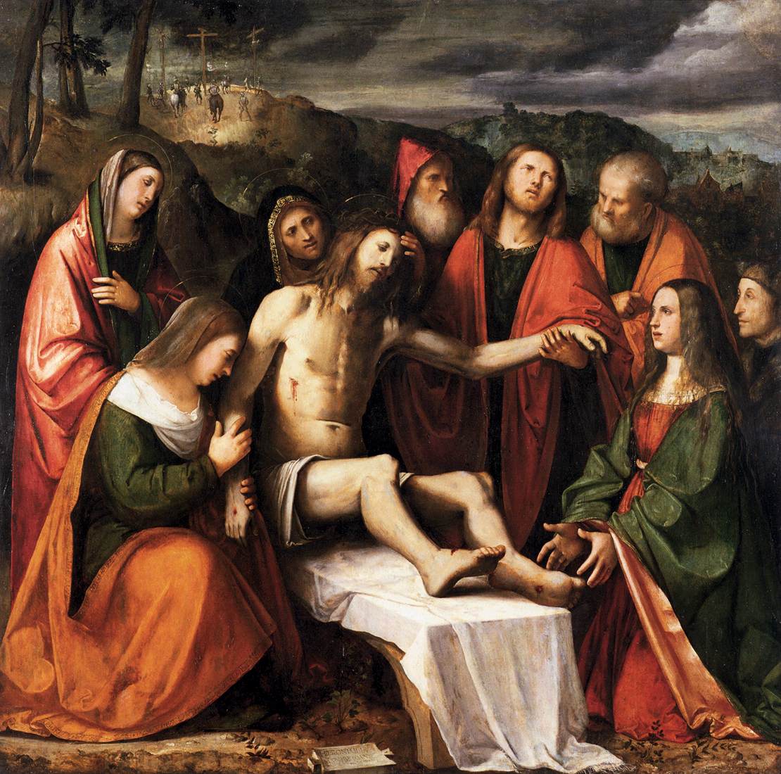 Pietà by ROMANINO, Girolamo