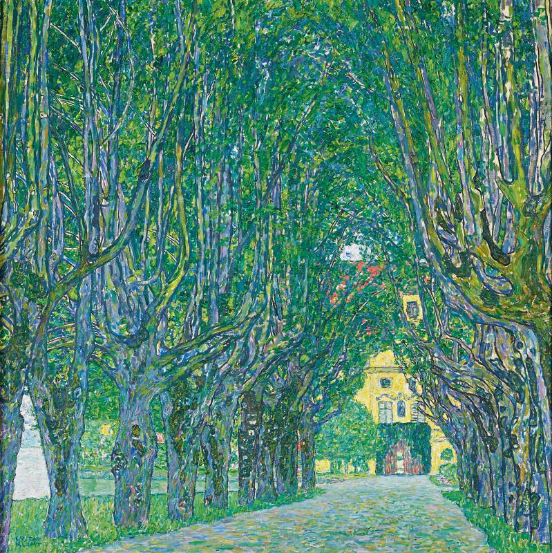 Avenue in the Park of Schloss Kammer by KLIMT, Gustav