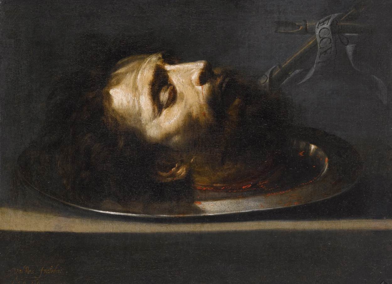 The Head of St John the Baptist by LLANOS VALDÉS, Sebastián de