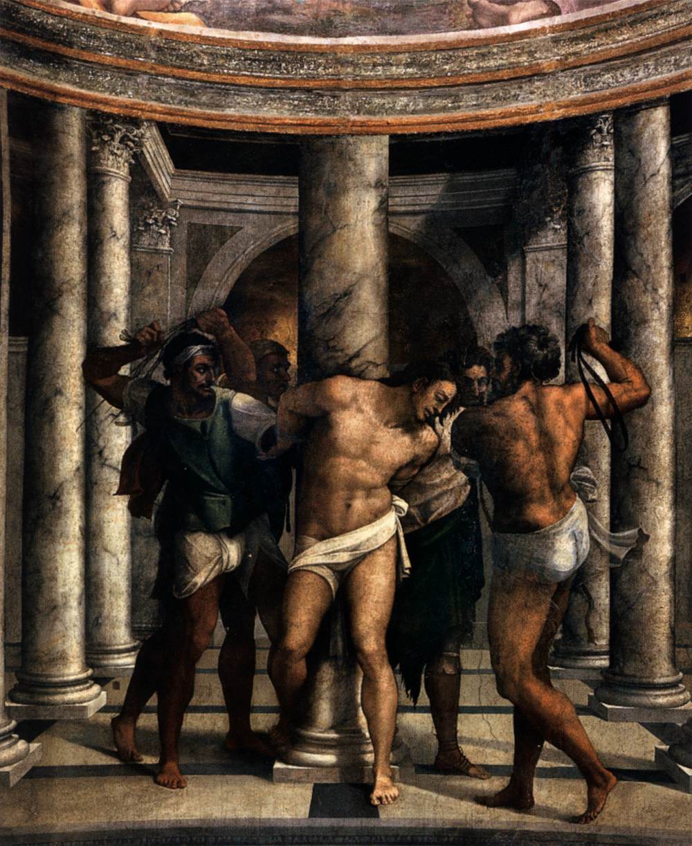 Flagellation of Christ by SEBASTIANO DEL PIOMBO