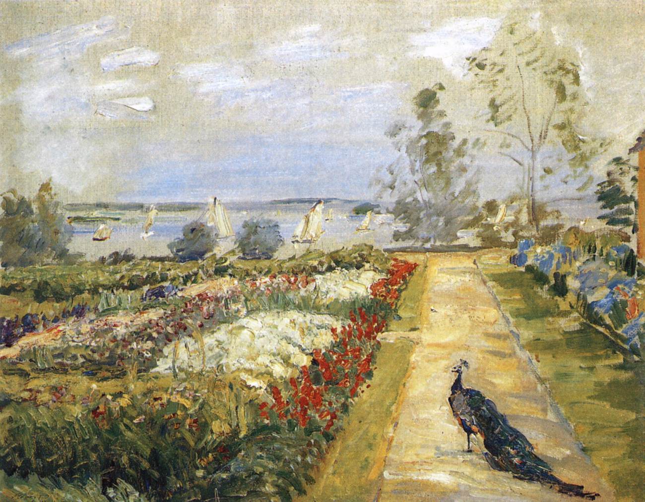 Garden at Neu-Cladow by SLEVOGT, Max