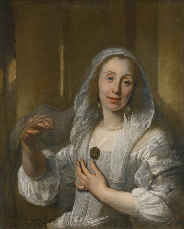 Portrait of a Lady by HELST, Bartholomeus van der