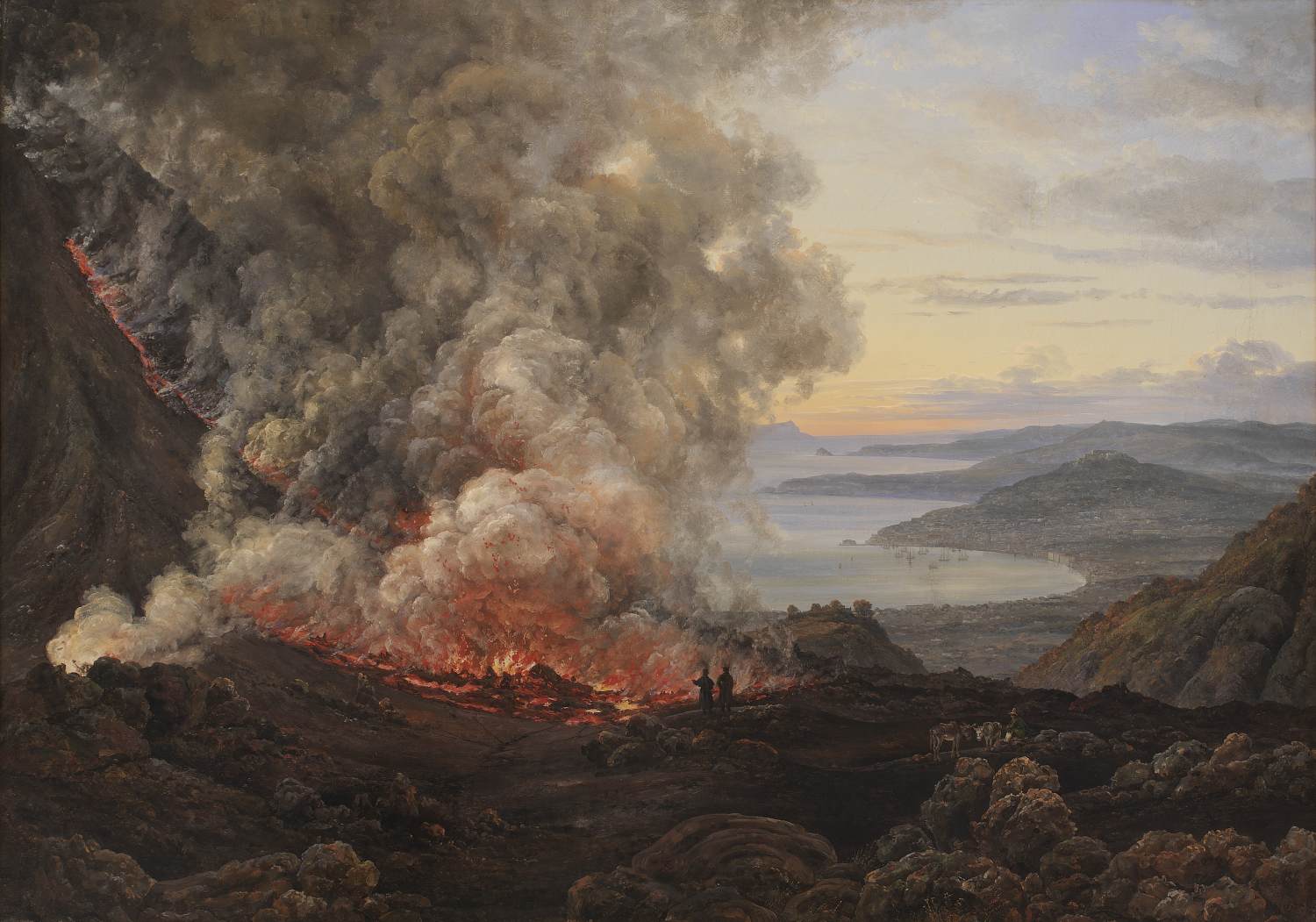 Eruption of the Volcano Vesuvius by DAHL, Johan Christian Clausen