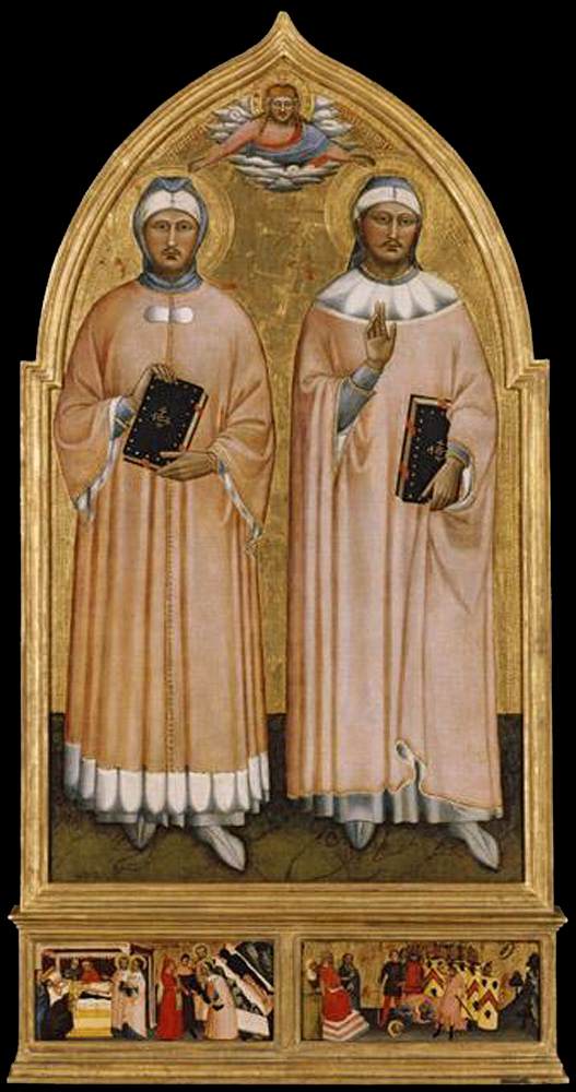 Sts Cosmas and Damian by MATTEO DI PACINO