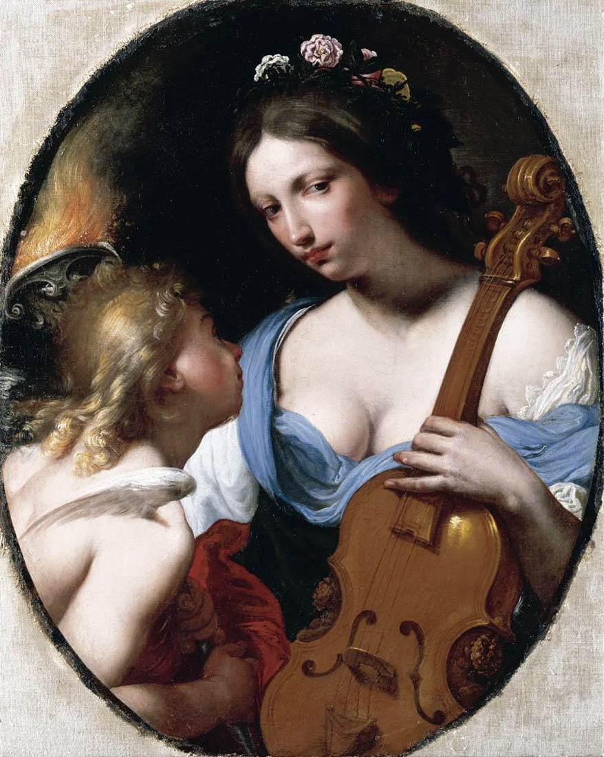 Personification of Music (St Cecilia) by FRANCHI, Antonio