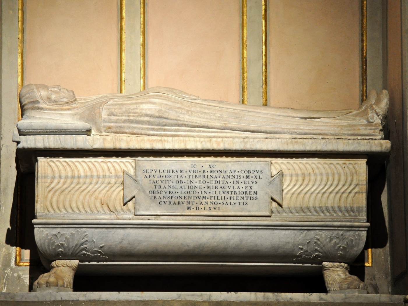 Tomb of St Monica by ISAIA DA PISA