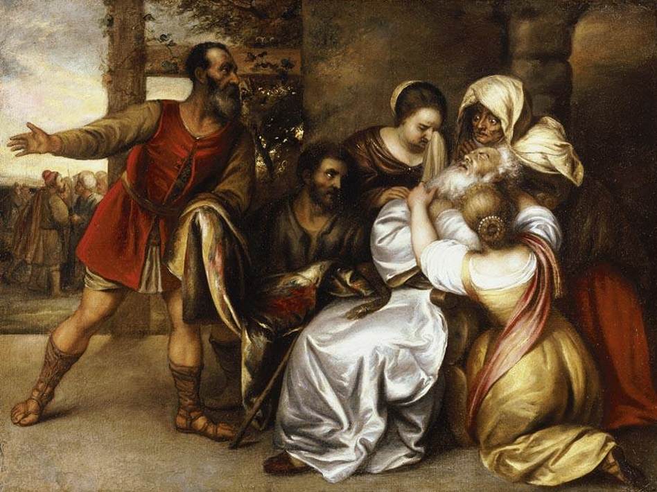 Jacob Receiving the Bloody Tunic of Joseph by