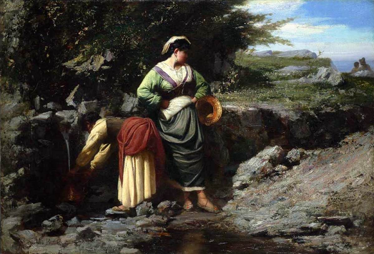 Water Carriers by BRETON, Jules