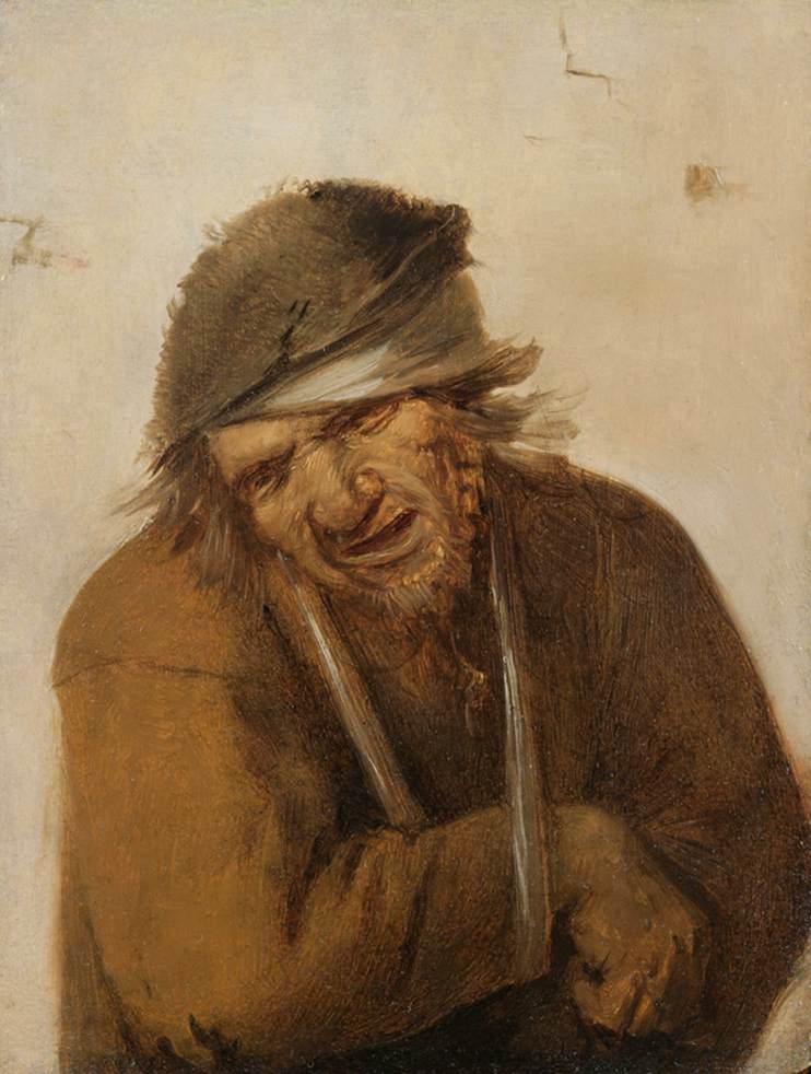 Peasant Grimacing by CRAESBEECK, Josse van