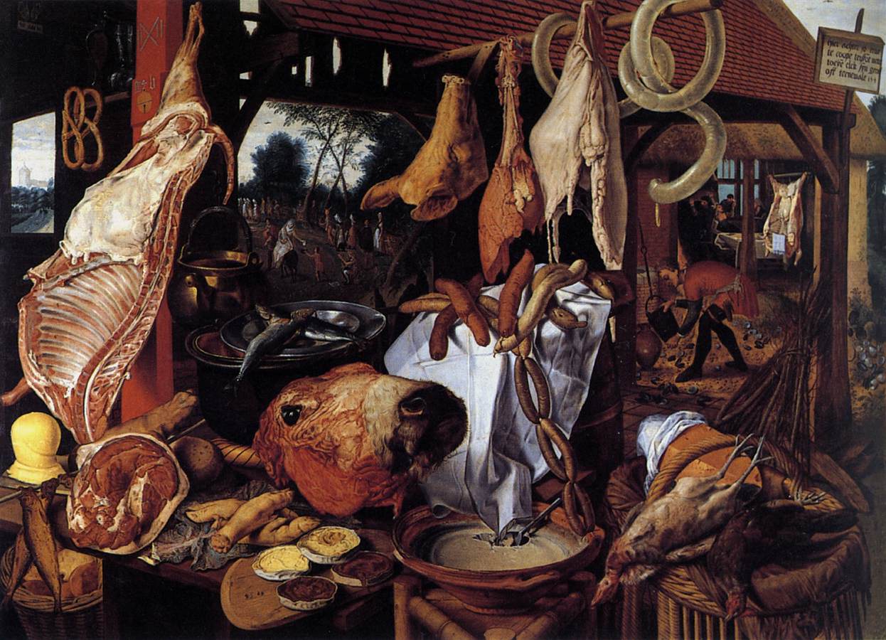 Butcher's Stall by AERTSEN, Pieter