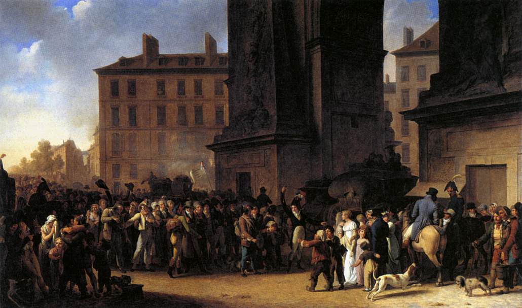 Departure of the Conscripts in 1807 by