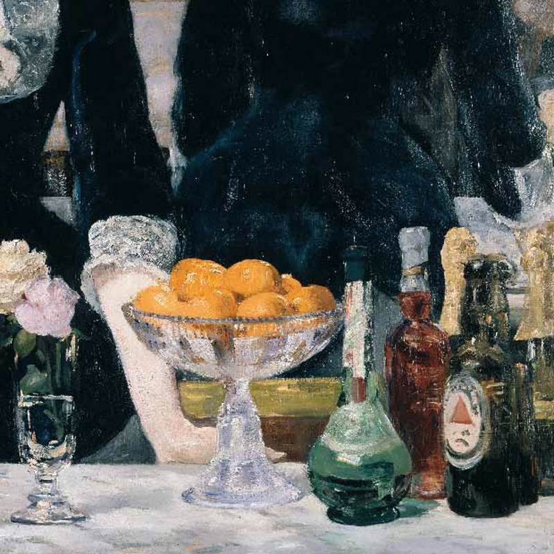 A Bar at the Folies-Bergère (detail) by