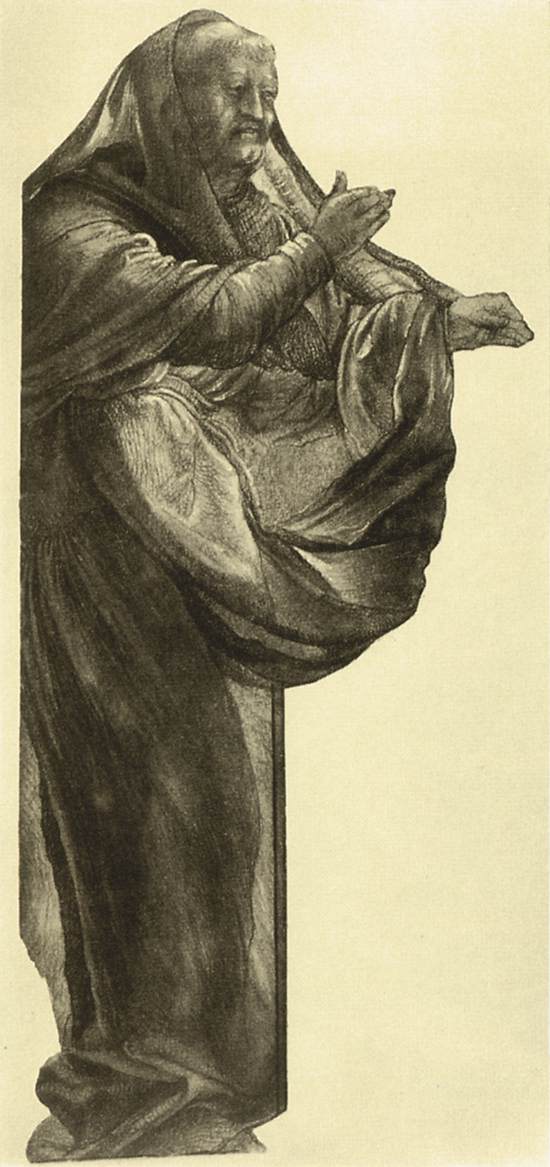 Study of an Apostle by GRÜNEWALD, Matthias