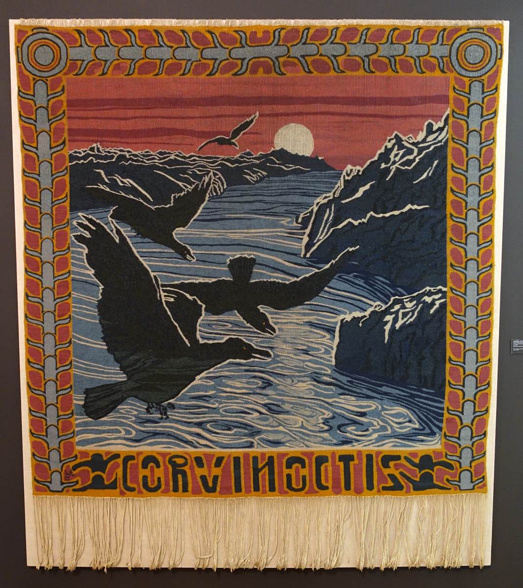 'Corvi noctis' tapestry by LEISTIKOW, Walter