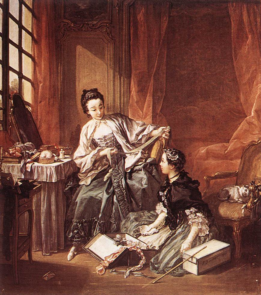 The Milliner (The Morning) by BOUCHER, François