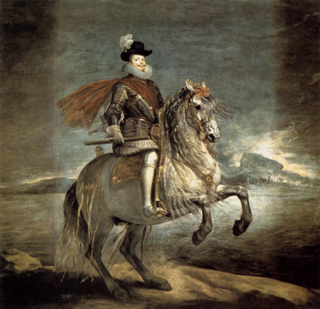 Philip III on Horseback by VELÁZQUEZ, Diego Rodriguez de Silva y