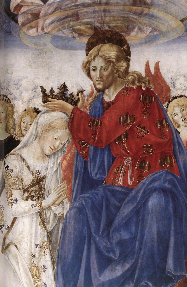 The Coronation of the Virgin (detail) by FRANCESCO DI GIORGIO MARTINI