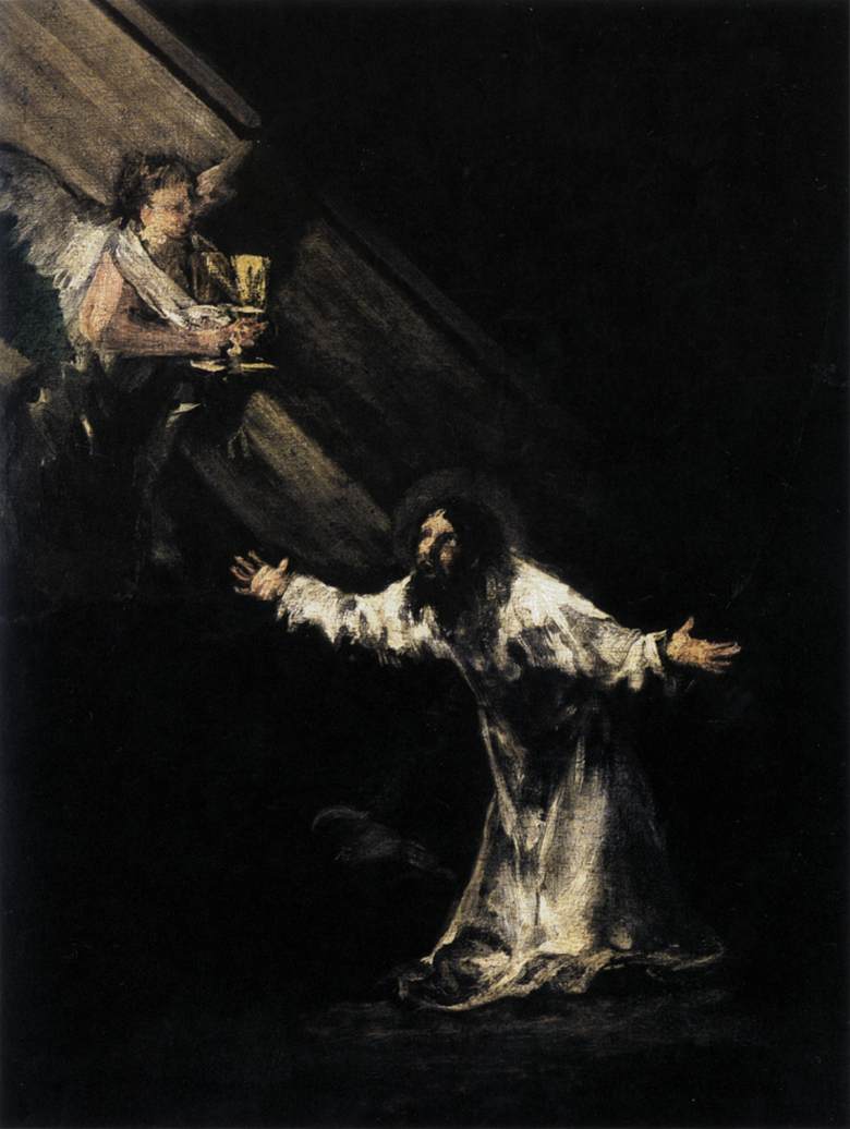 Christ on the Mount of Olives by GOYA Y LUCIENTES, Francisco de