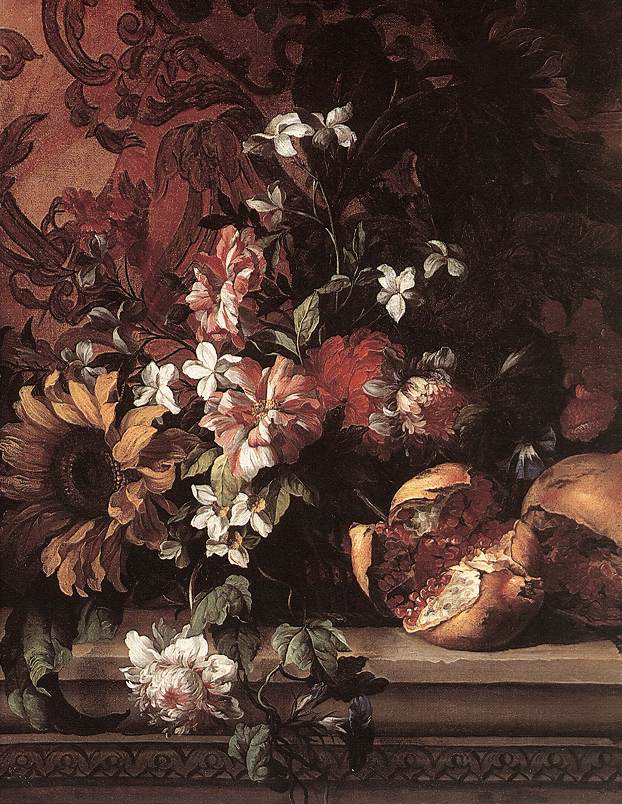 Flowers by MONNOYER, Jean-Baptiste