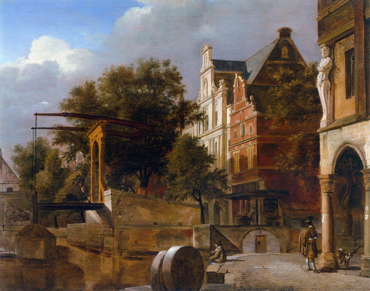 The Drawbridge by HEYDEN, Jan van der