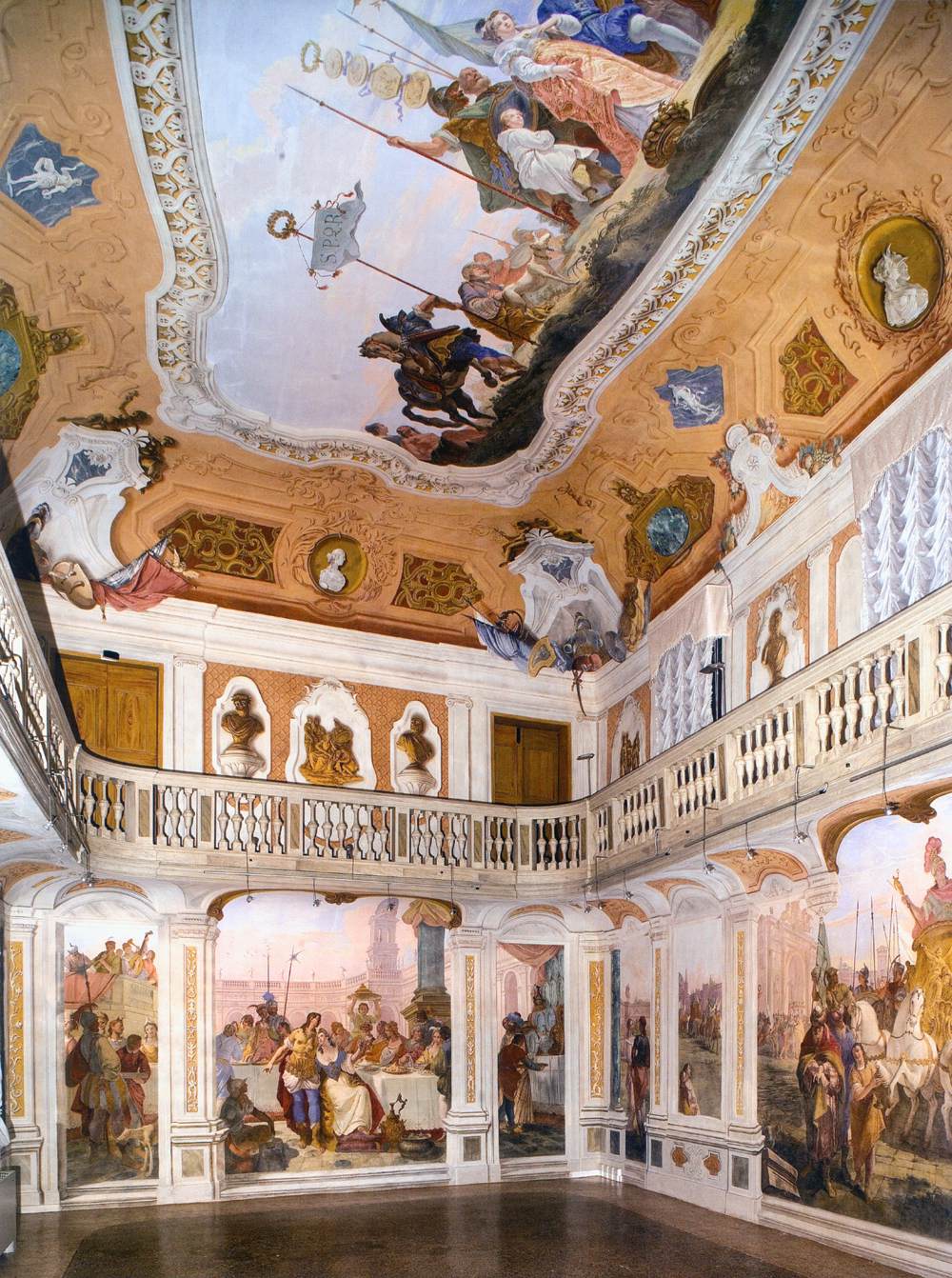 View of the ballroom by