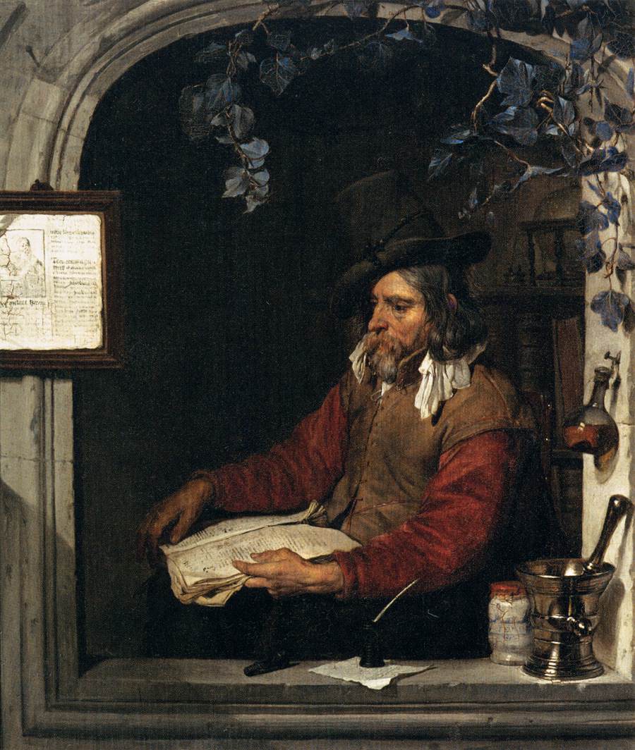 The Apothecary (The Chemist) by METSU, Gabriel